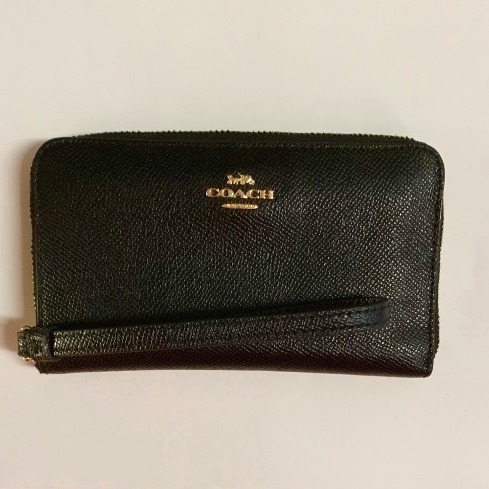 Coach | Crossgrain Leather Phone Wallet Wristlet - Picture 3 of 8